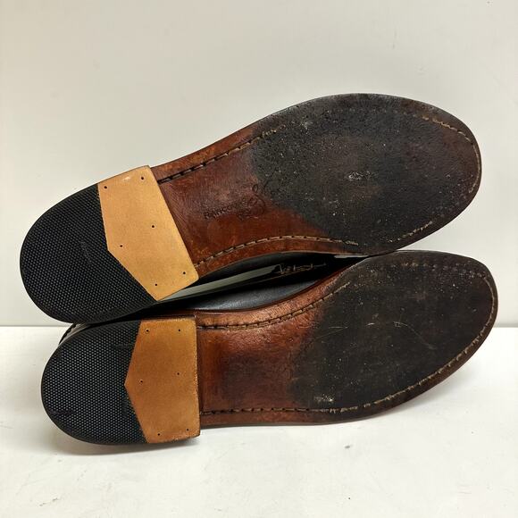 NEW HEELS Rancourt & Co. x Awake NYC Beefroll Penny Loafers Hunter Green RARE 9 - Picture 2 of 12